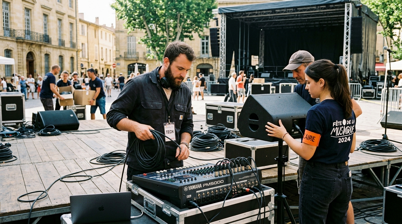 Régie technique et sonorisation professionnelle pour concerts de jazz en Haute-Garonne